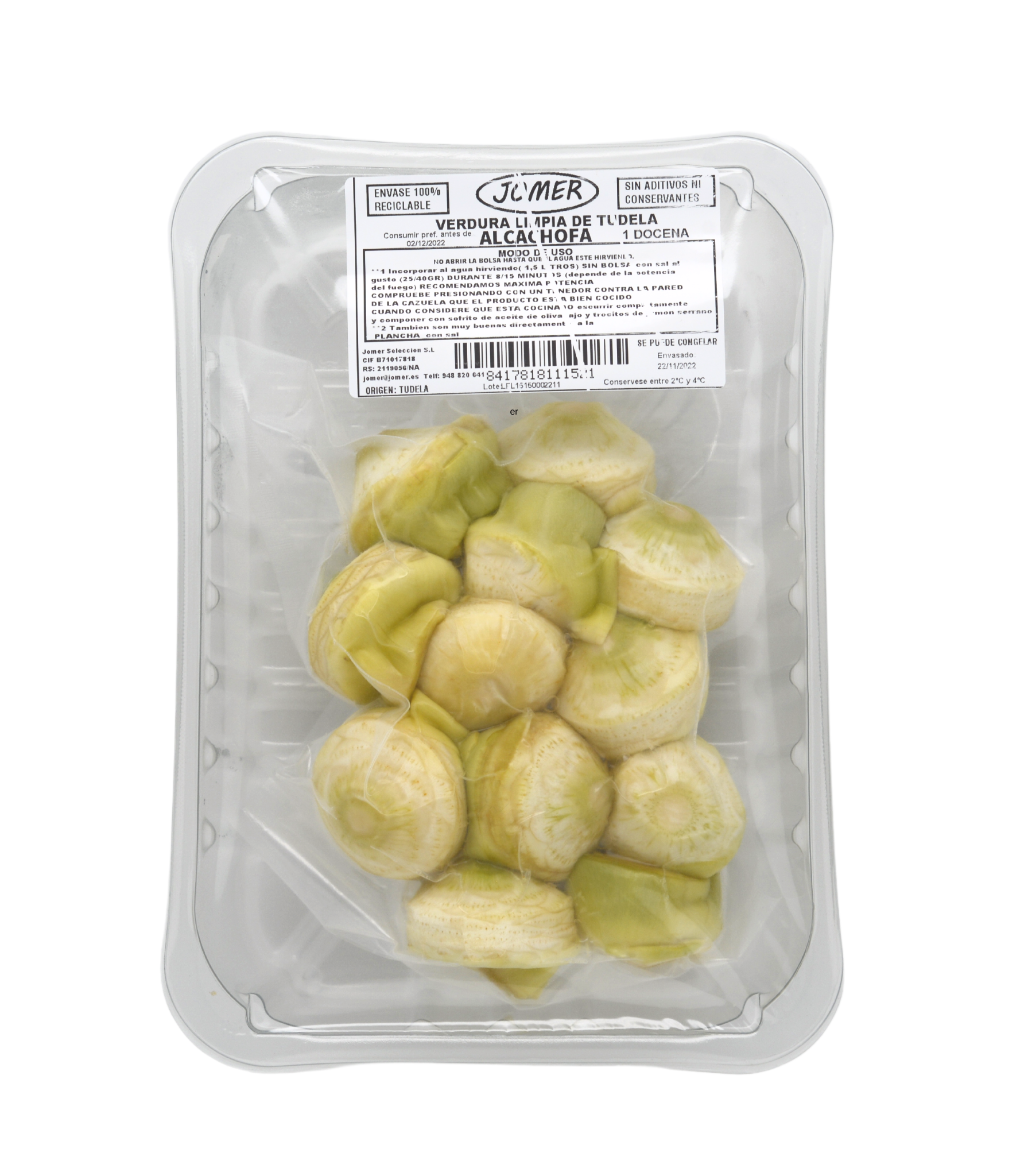 Alcachofa de Tudela congelada